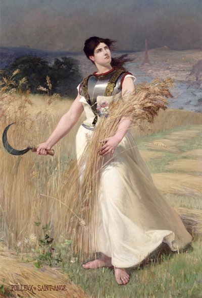 Allegory of France by Georges Louis Poilleux Saint Ange